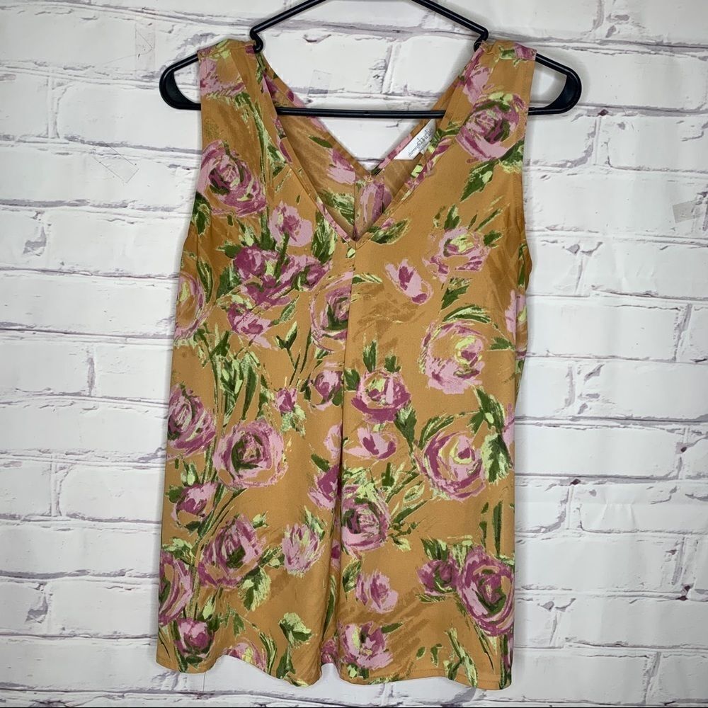 Charming Charlie small yellow top
